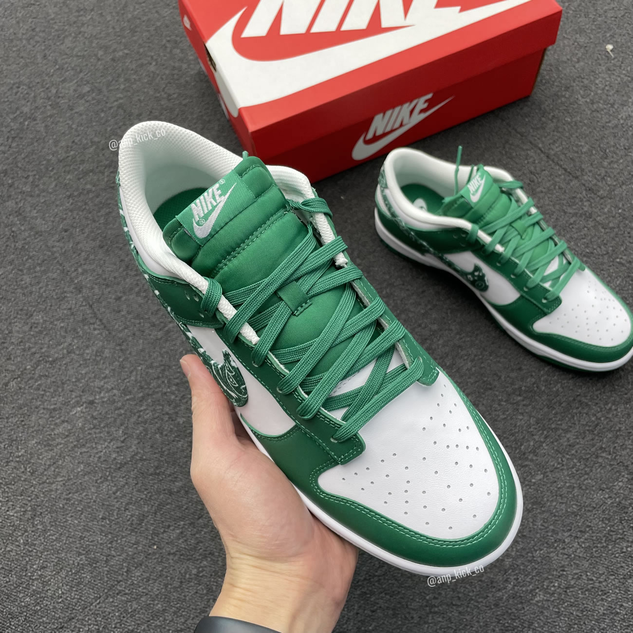 Nike Dunk Low Green Paisley Anpkick Dh4401 102 (2) - www.newkick.vip